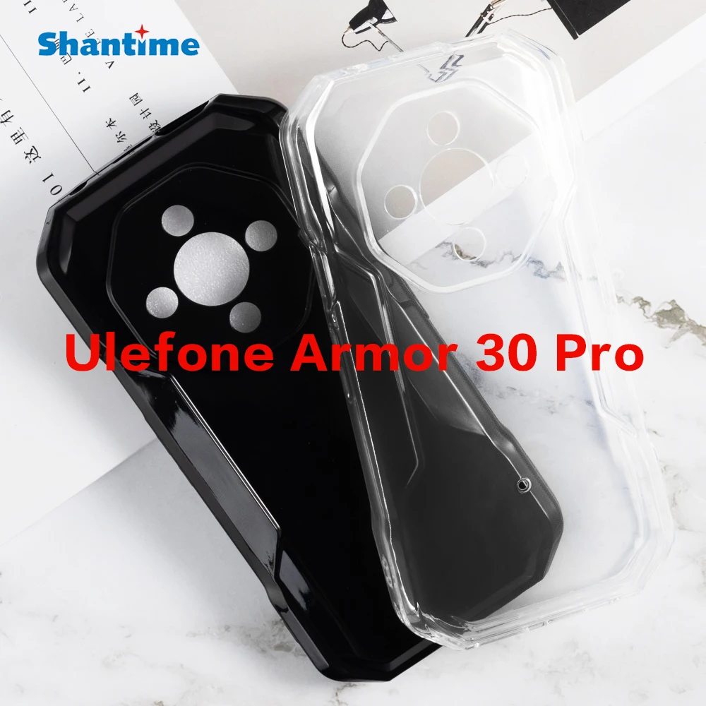 For Ulefone Armor 30 Pro Gel Pudding Silicone Phone Protective Back Shell Soft TPU Case