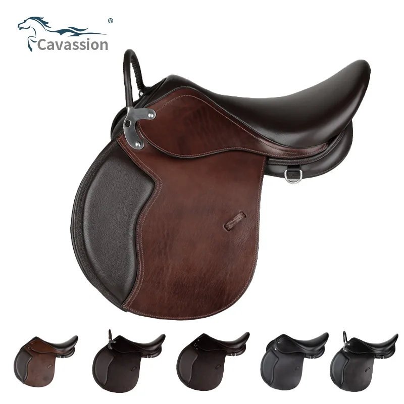 

Cowhide Comprehensive Saddle Field Riding Saddle Field Riding Armrest Horsemanship Equestrian Training Horsemanship 8201016