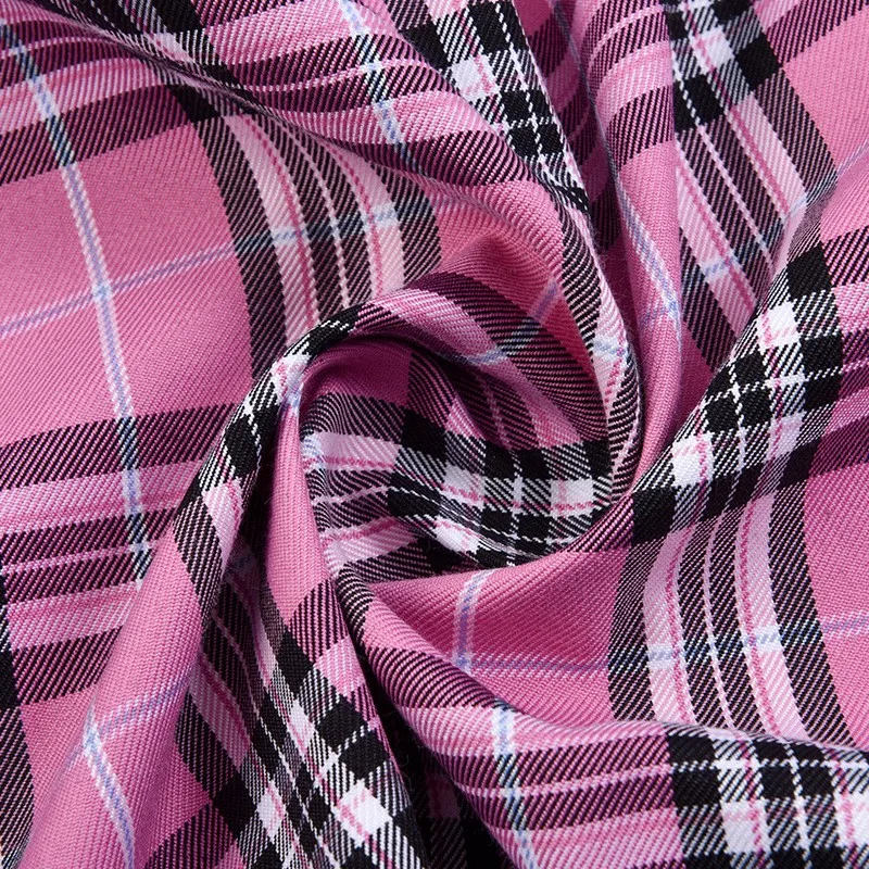 قميص ملابس مصبوغ بغزل القطن والبوليستر والزي المدرسي