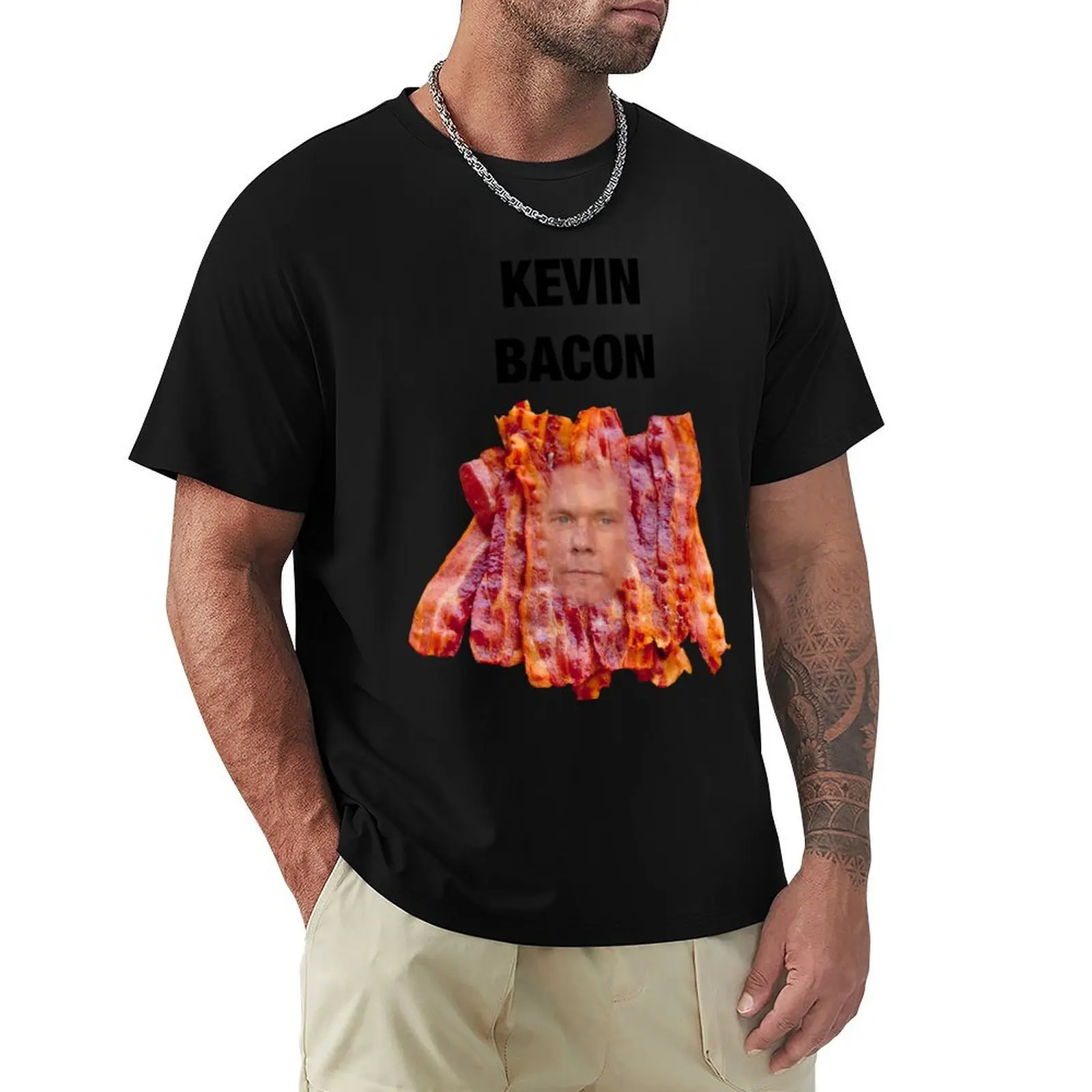 

KEVIN BACON T-Shirt Aesthetic clothing blue archive oversizeds mens graphic t-shirts anime