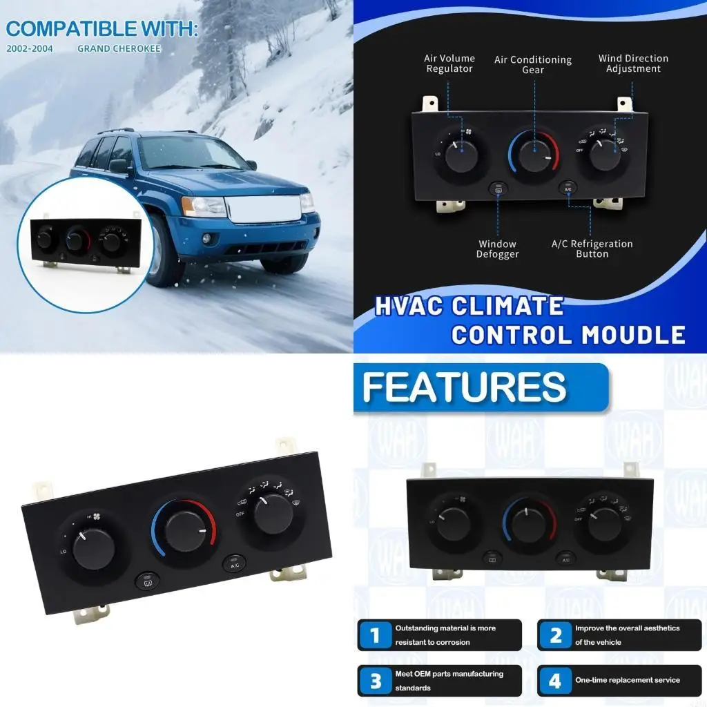 

Smooth Alternative Heating Ventilation Panel For Vehicle Model Years 2002 2003 2004