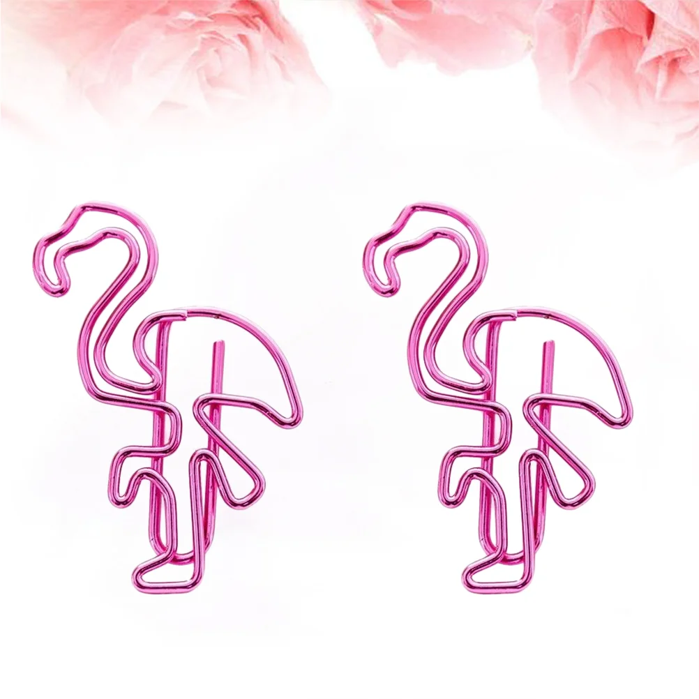 10 Pcs Scratch-free Paper Clips Practical Metal Office Overmolding Animal Creative School Colorful