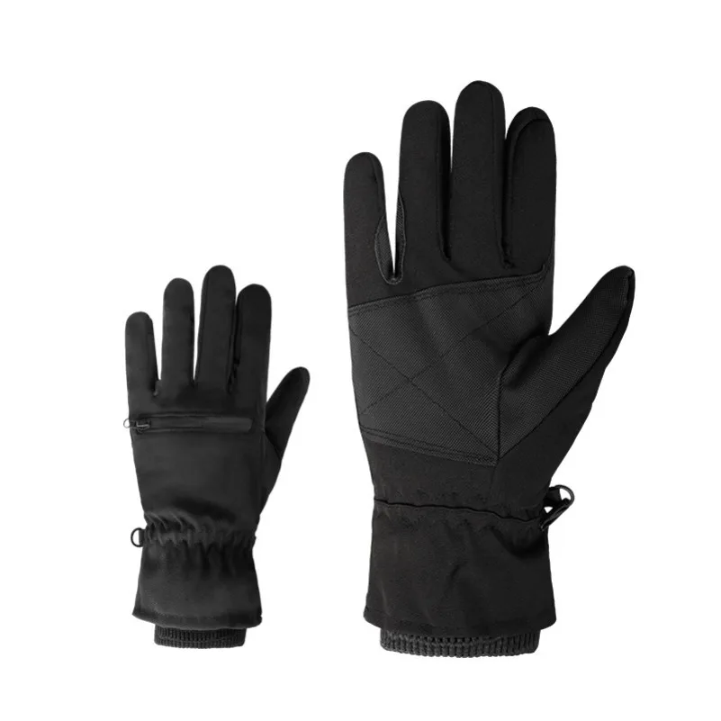 

Winter Zip Cotton Equestrian Gloves, Adult, Riding Gear
