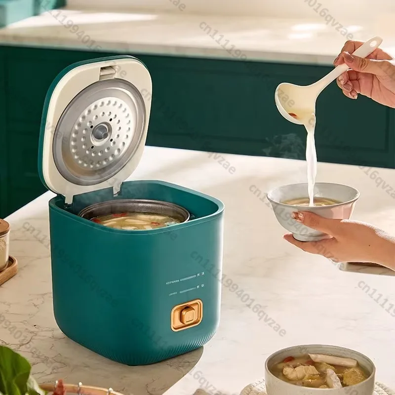 Kitchen Appliances Wholesale Electric Mini Rice Cooker 1.2L Plastic Shell Multifunctional Portable Steamer with Measuring Cup