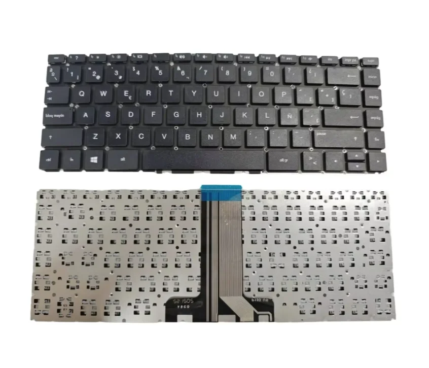 Teclado Espanhol para HP Pavilion 14-BA 14T-BA 14M-BA 14-BS TPN-W125 Q186 Q189 Q187 Q186 Q189 Q187 W125 240 G6 246 G6 245 G6