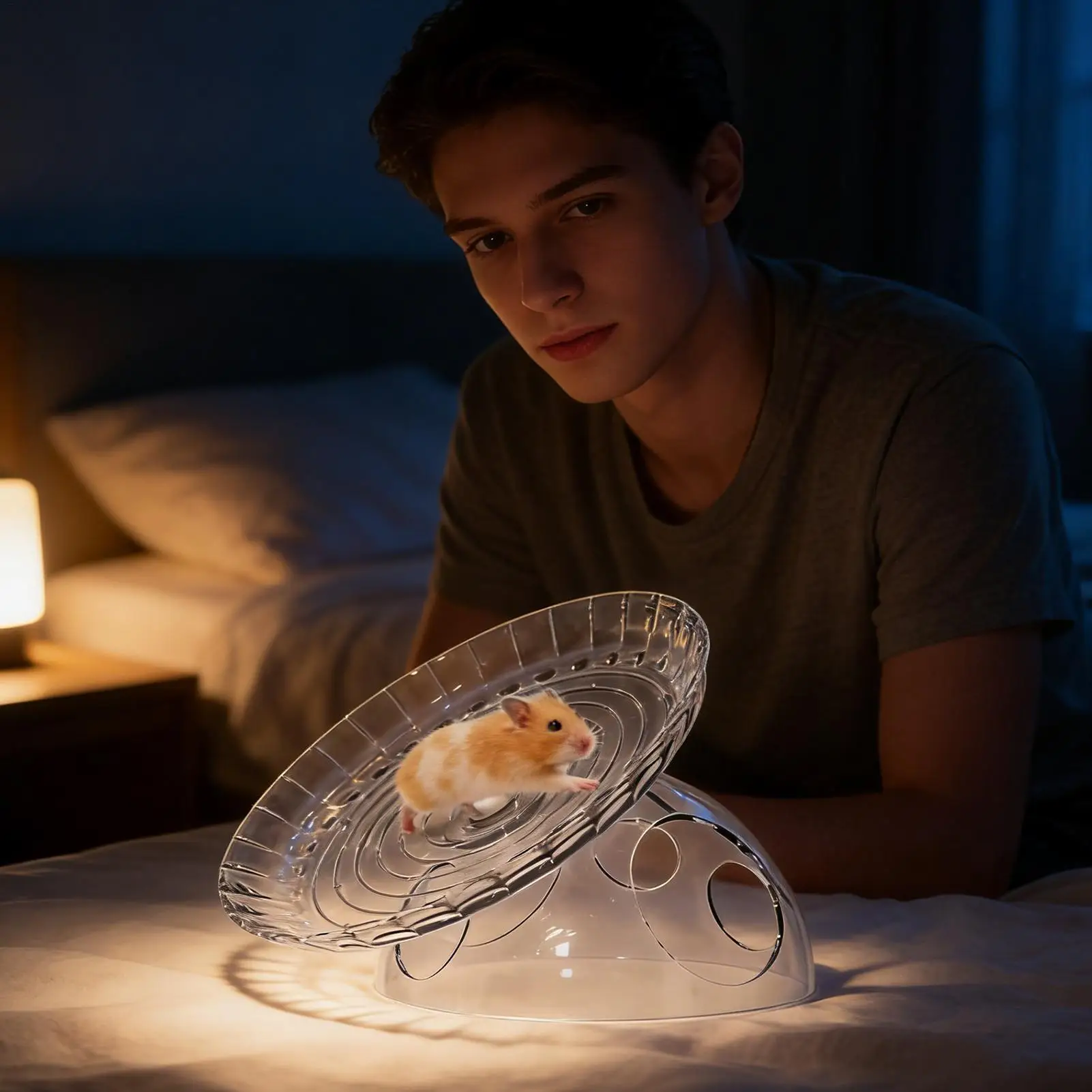 

Бесшумное колесо хомяка, многофункциональное противоскользящее колесо с пещерным домиком, хомяк, бесшумное блюдце, спиннер для хорьков, белков, шиншилл