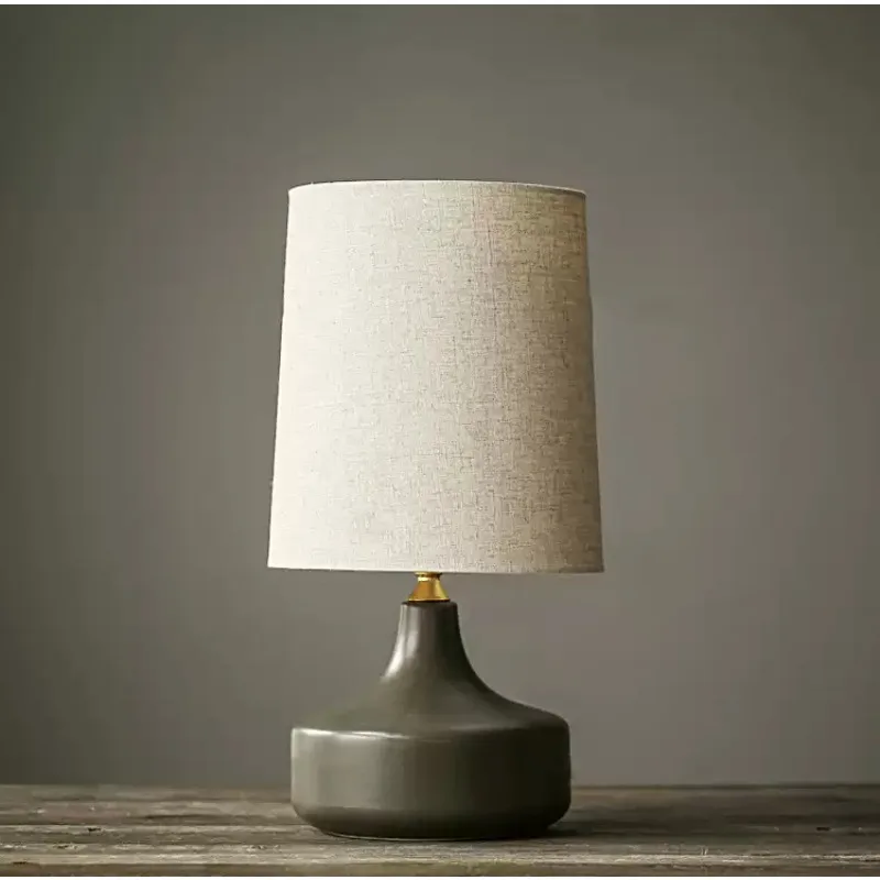 Everbright Store Rural Ceramic Model Room Living Room Bedroom Bedside Simple Modern Creative Nordic Study Desk Lamp