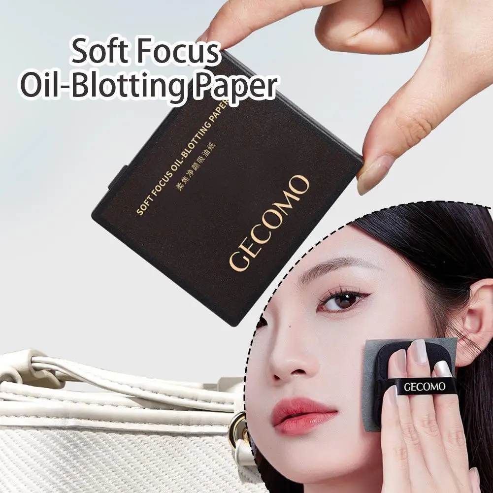 

100PCS/Set Oil-absorbing Paper With Case &Puff Portables Oil Control Tool Kits Facial Sheets Care Makeup Tools For Oily Skin