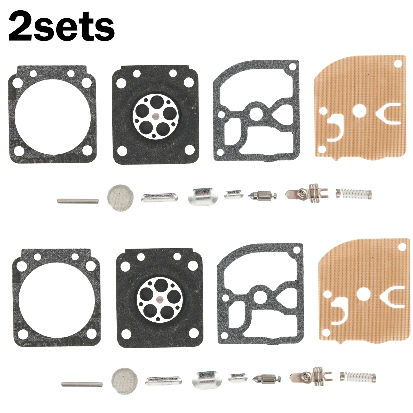 MS180 170 Diaphragm Kit RB77 Tool Tools Trimmer For Zama RB-77 Gasket Kit MS170 MS180 RB-77 2Sets Rebuild Carb