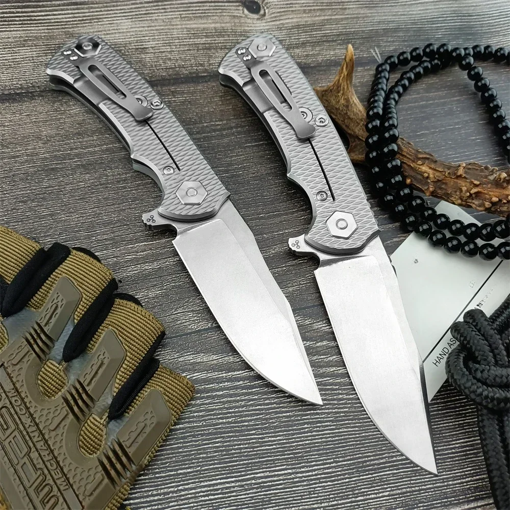 Rick Hinderer XM18 Folding Blade Knife D2 Steel G10 Handle Flipper Assisted Tactical Pocket Knives Self Defense EDC Multitools