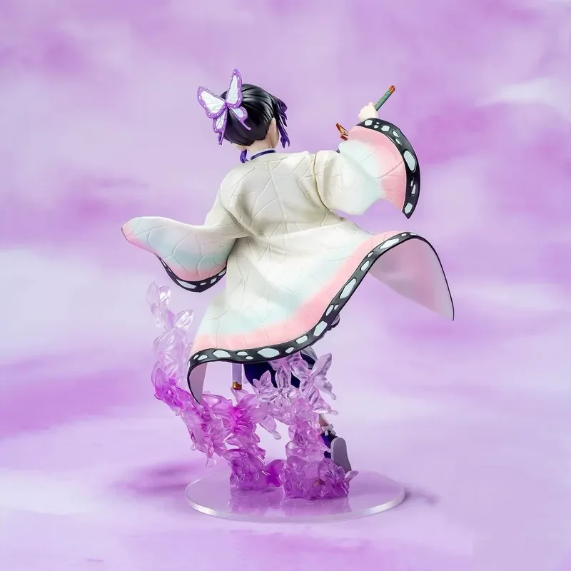 New 18cm Demon Slayer Shinobu Kochou Collectible Anime Figure Pvc Statue Desktop Decoration For Adult Collectors Fans view 4