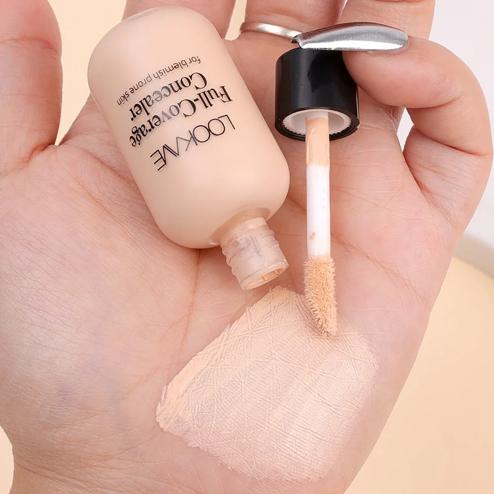 Matte Liquid Concealer 3 Colors Waterproof Full Coverage Invisible Pores Dark Circles Freckle Foundation Base Makeup Cosmetics