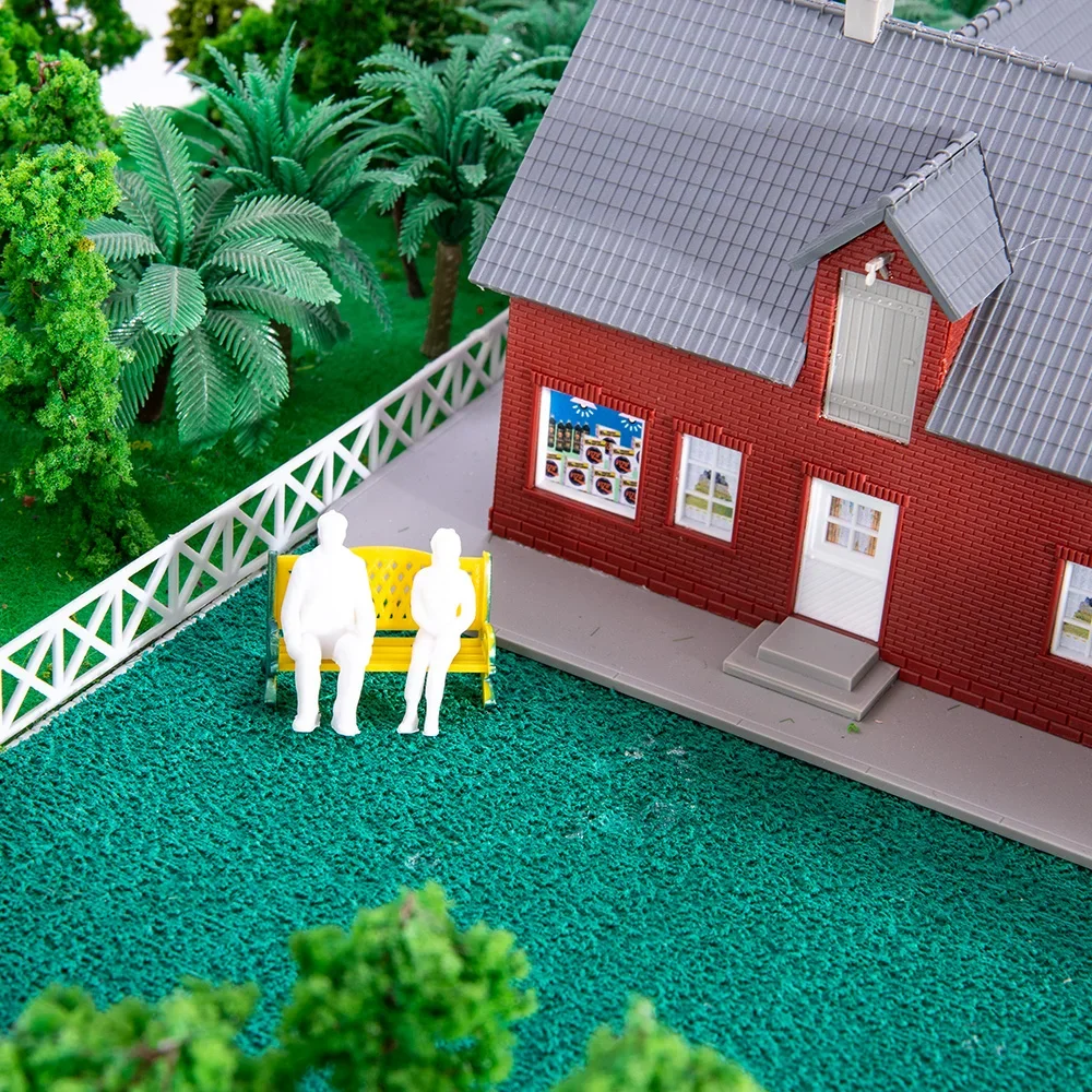 20 sztuk miniaturowe figurki Model niepomalowane osoby siedzące ABS plastikowe zabawki dla majsterkowiczów układ pociągu kolejowego/materiały Sandtable/Diorama