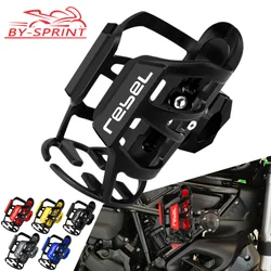 New Motorbike Beverage Water Bottle Cage For Rebel300 Rebel500 CMX500 CMX300 Rebel Cm Cmx 300 500 Drink Cup Holder Mount