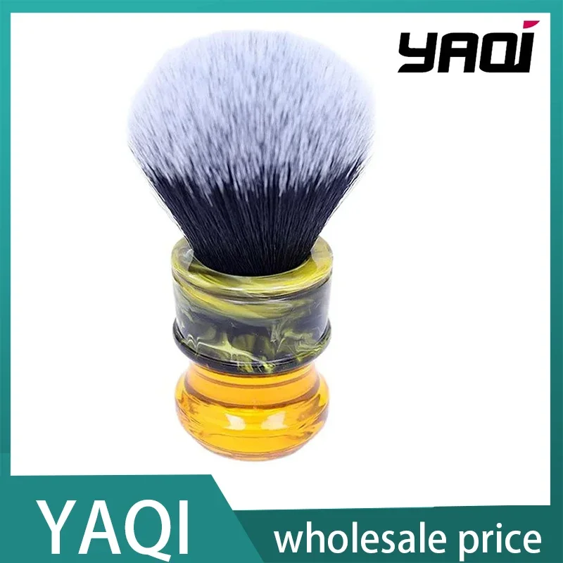 

Yaqi 24MM Sagrada Familia Black/White Tuxedo Synthetic Fibre Resin Handle Men Wet Shave Brushes