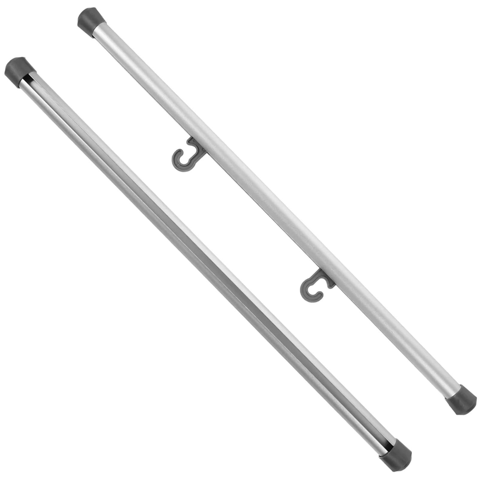 

2pcs 1.4cm Diameter Aluminum Poster Hanger Clips 33cm Lightweight Advertising Frame Holder Painting Scroll