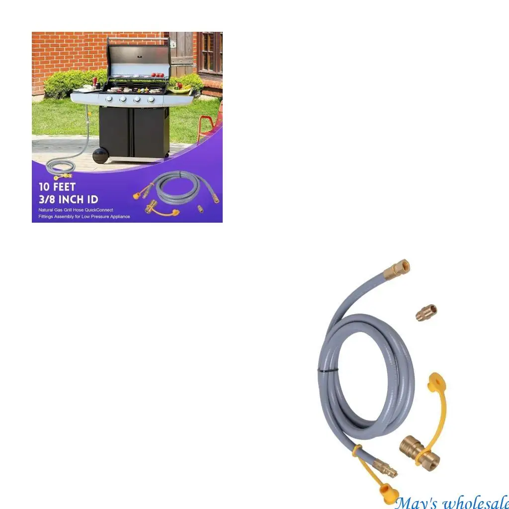 

Шланг для природного газа 11 футов, 3/8 дюйма, фитинги для нагревателя печи, духовки, соединительная труба для гриля, печи для