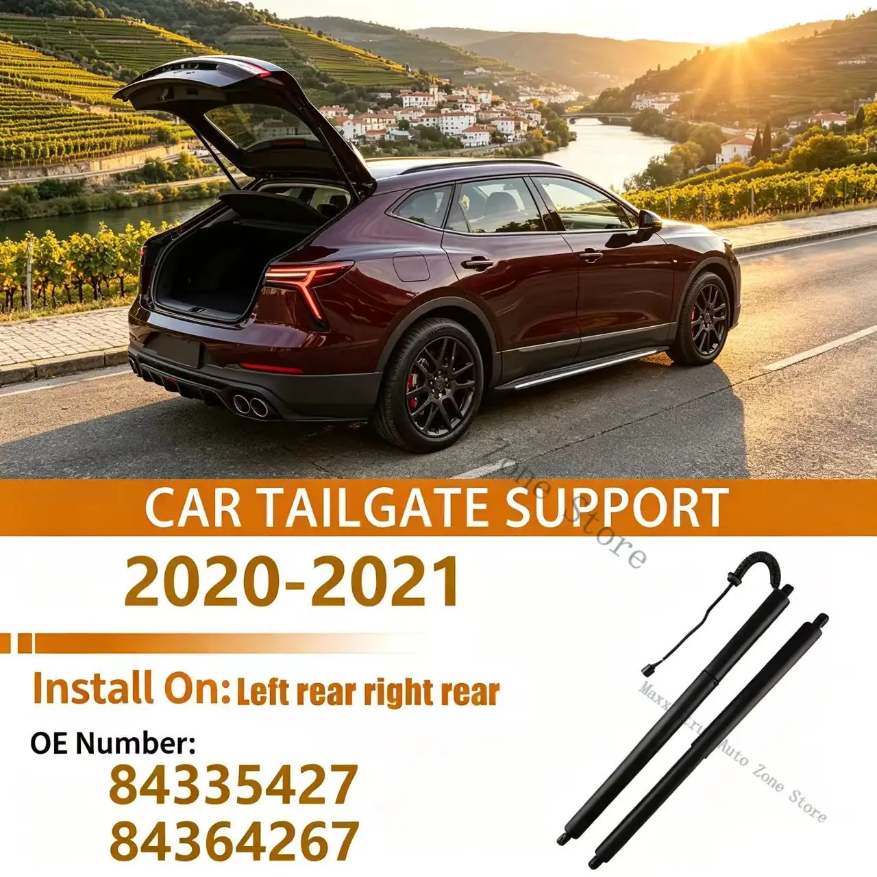 For Chevrolet 2020 2021 Blazer C1 Tailgate Support Rod Rear Tailgate Strut Electric Support Struts 84335427 84364267