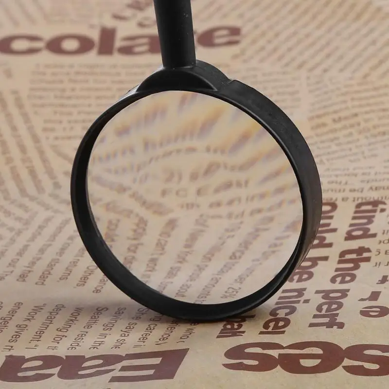 Hx6f Plastic Magnifier 60 mm Handheld 2x Magnification Loup Lection lecture