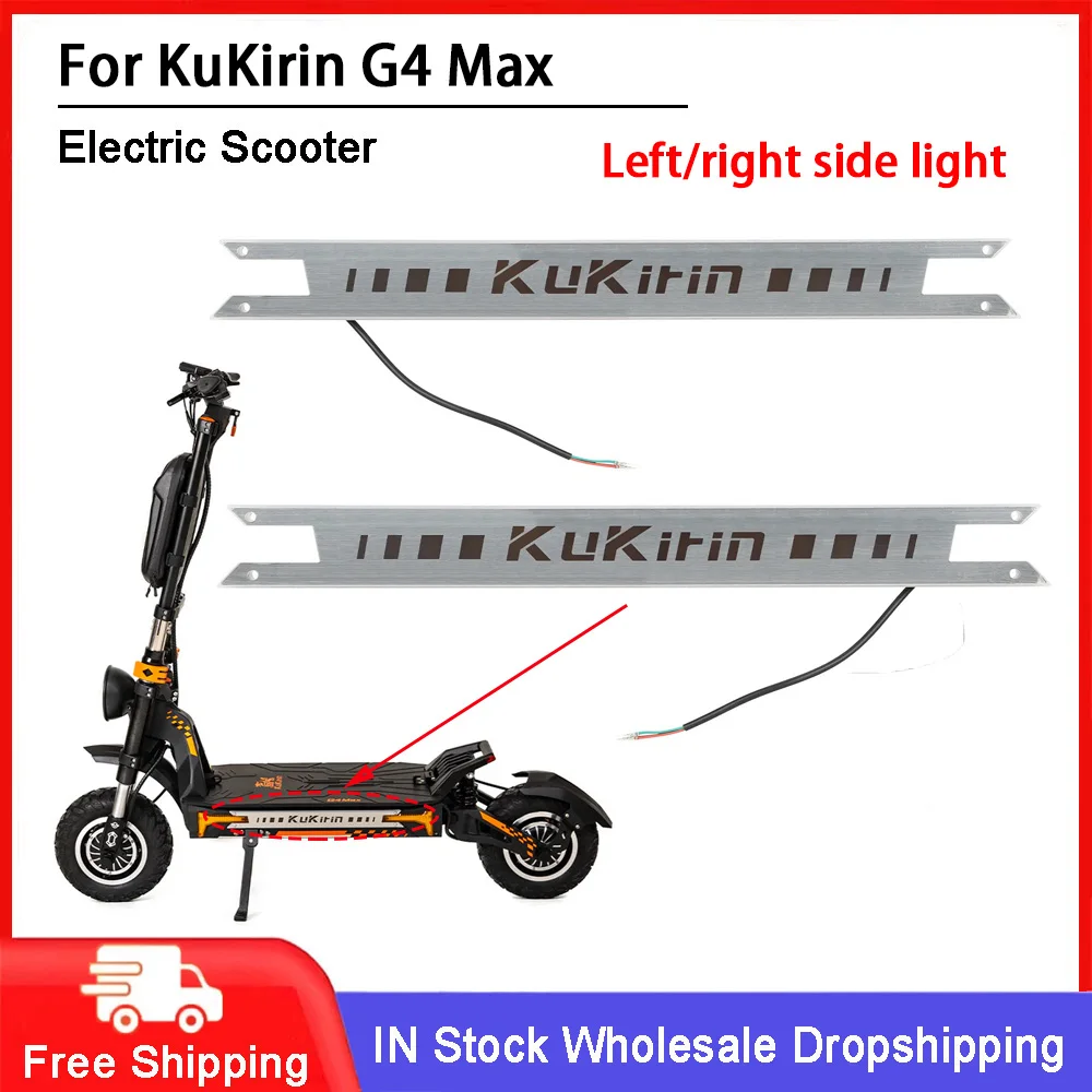 

Electric Scooter Left And Right Base Plate Side Lights Are For KuKirin G4 Max Scooter Left And Right Side Light Accessories