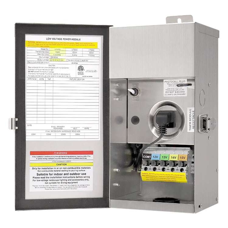 

LT3300 ETL 300W 120VAC Input Com Hole Output AC/DC Low Voltage High-performan Multi-Tap Transformer For Outdoor Space
