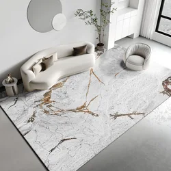 Modern Marble Texture Living Room Decoration Carpet Hotel Large Area Carpets Home Decor Mat Lounge Rug Grey Rugs for Bedroom