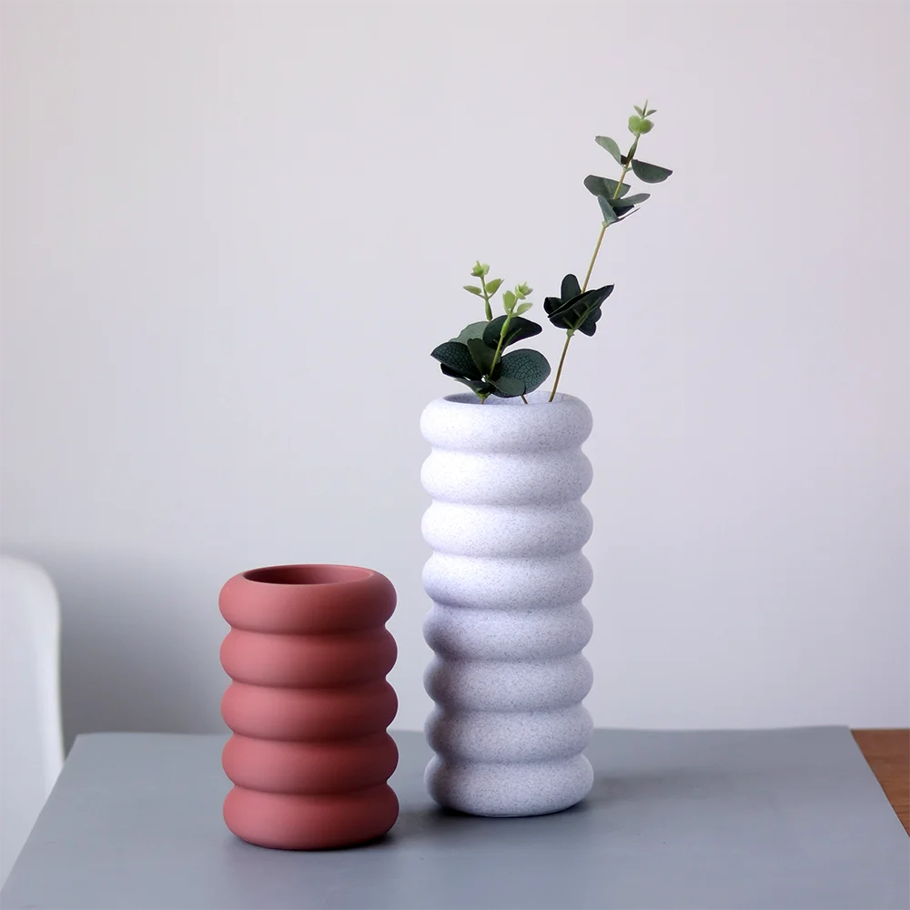 

Silicone Mold For Cement Vase，Concrete Large Round Vase，Mold for DIY Flower Arrangements，Wedding Decor，Home Decor & Gift Items