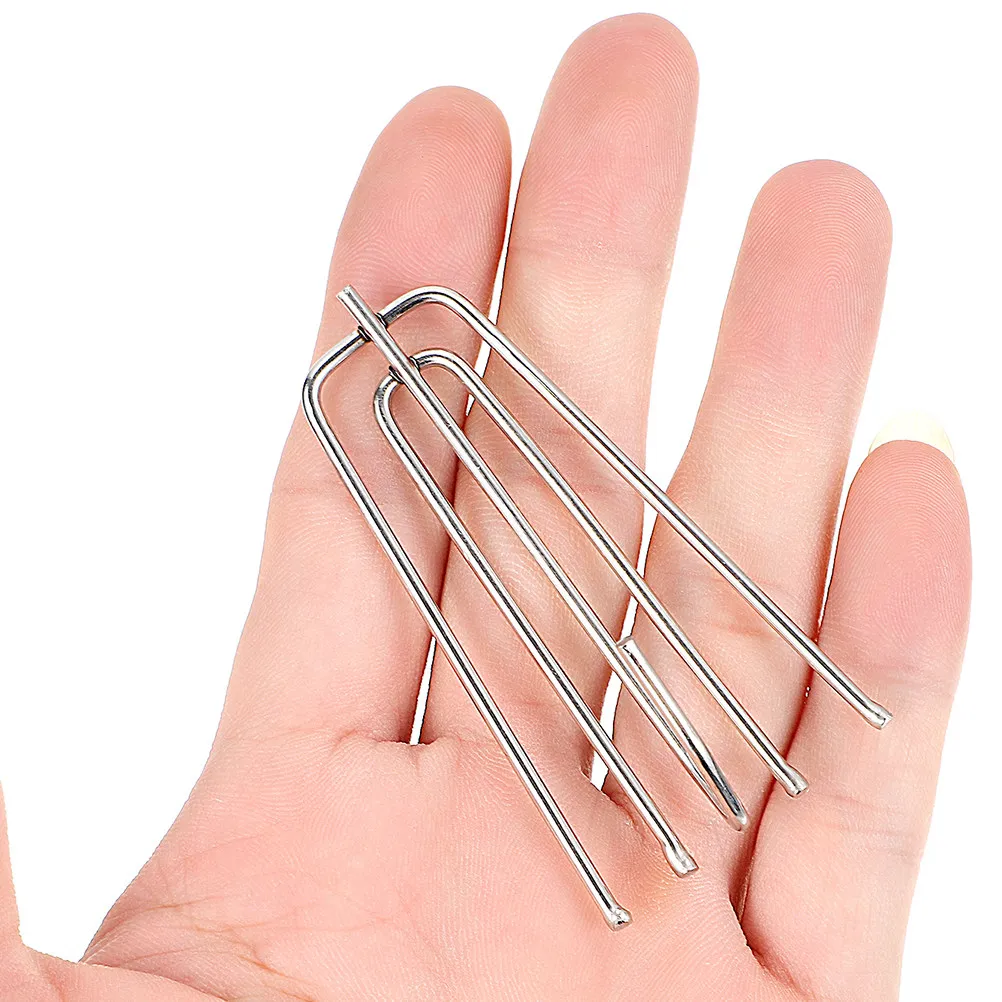 15Pcs Elegant Stainless Steel Pinch Pleat Curtain Hooks Precision Crafted Four-Prong Design for Pleated Curtains Drapery