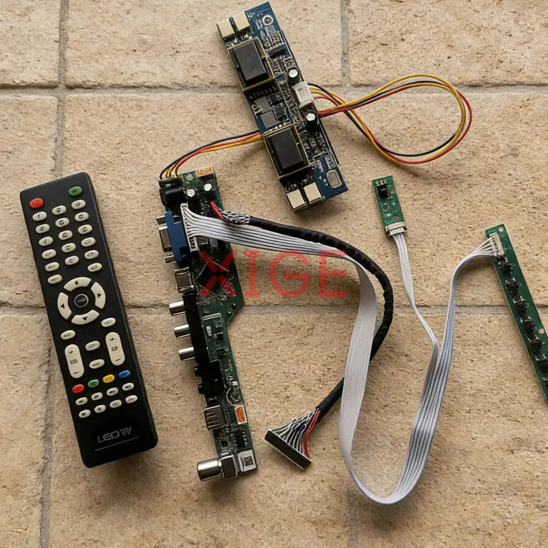 

Для M190MWW1 HT190WG1 M190MWW3 HSD190MGW1 комплект платы привода матричного контроллера HDMI + VGA + AV + USB 1440*900 4-CCFL 1440x900 LVDS 30-контактный