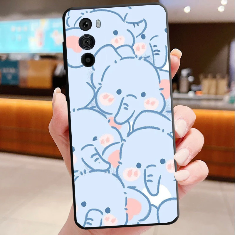 

Case For Motorola Edge 50 40 Pro 60 50 40 30 Ultra Neo Fusion Moto G85 G72 G53 G54 G84 G13 G32 Animal capybara Dog Fro Pig Fox