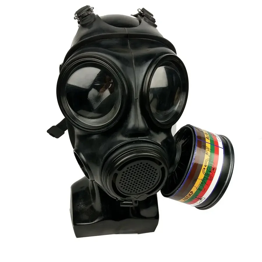 PPE PLUS Personal Protective Full Face Breathing Respirator Safety Gas Mask For Chemicals