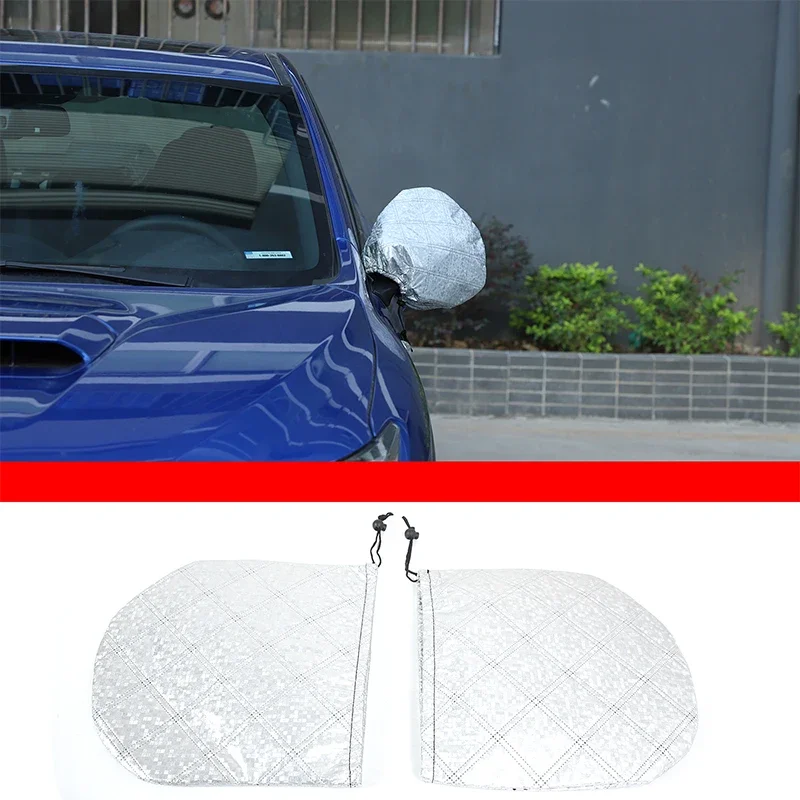 For Subaru WRX 2021-2023 Car Rearview Mirror Protective Cover Composite Material Frost-Proof Snow-Proof Reflector Cover