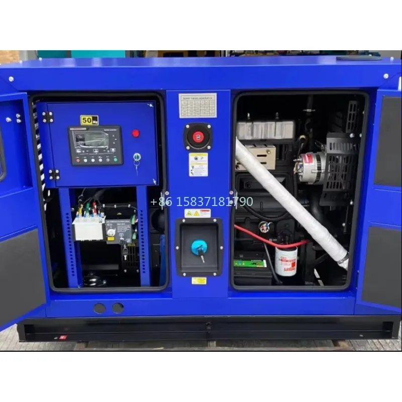 Silent Diesel Generator Set With ATS Auto Start Rated Power 3-Phase Remote Start DC Output 20kw 25kva 30kva 40kva 50kva 30kw