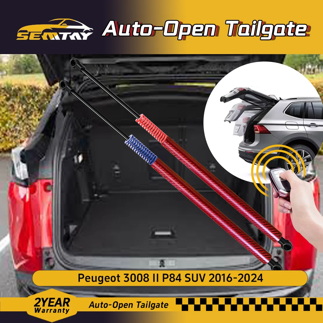 

SEMTAY Automatic Lifting Trunk Struts with Spring for 3008 II P84 SUV 2016-2024 Rear Tailgate Boot Lift Supports