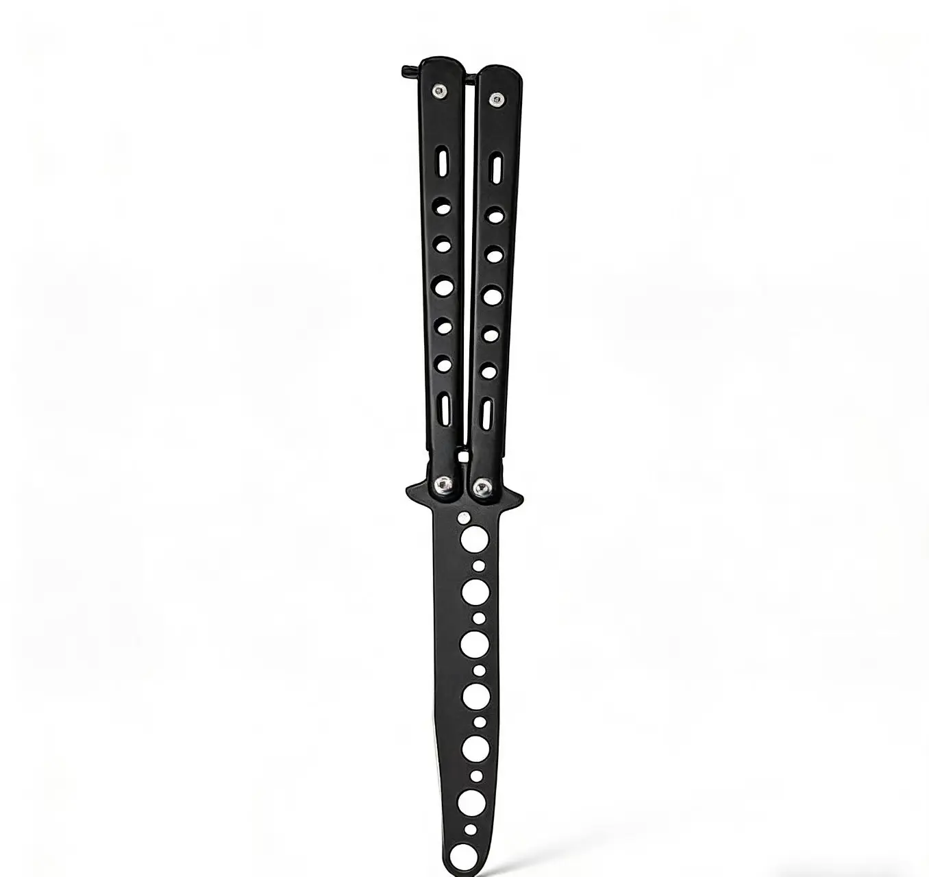 Portable Steel Metal Folding Butterfly Martial Arts Practice Tool for Flipping Tricks