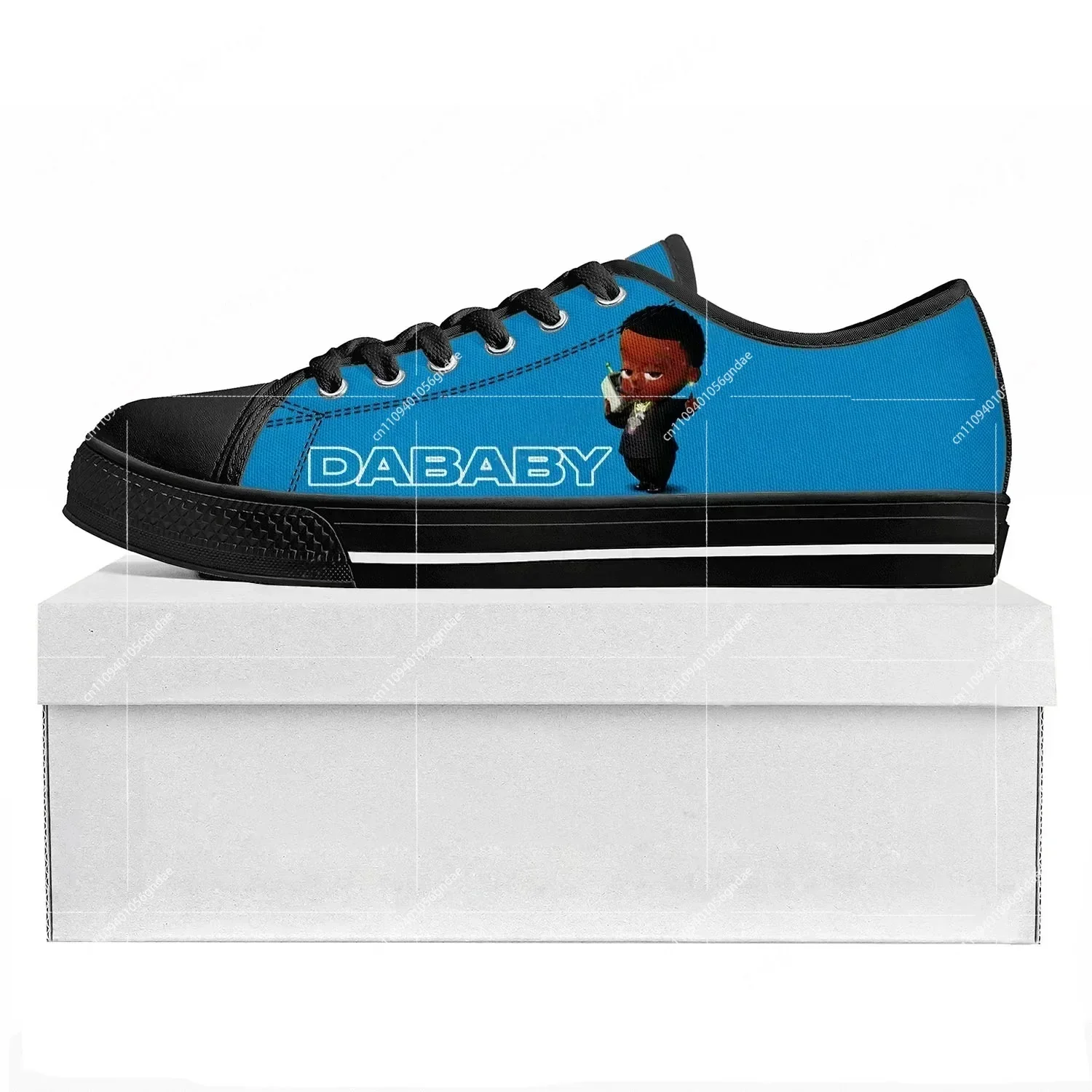 DaBaby Rapper Music Pop Low Top Sneakers Mens Womens Teenager Canvas Sneaker Prode Casual Couple Shoes Custom ShoeCustom Shoes