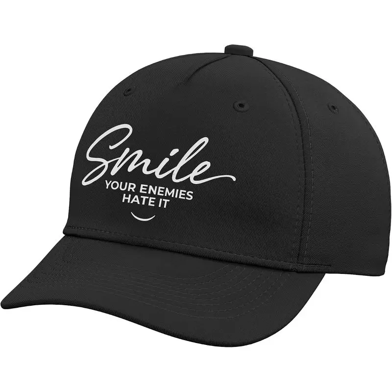 Smile Your Enemies Hate It Motivation Tease Mindset Adjustable Baseball Hat