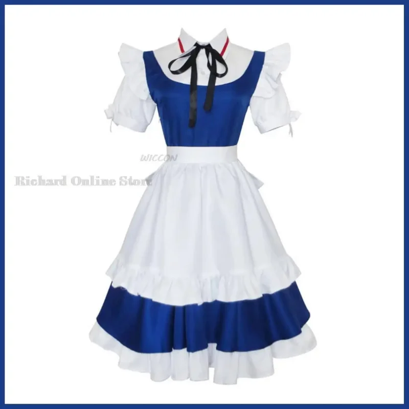 Anime game toushou project izayooi Sagya cosplay costume maid attire lolita dress women sexy kawaii Halloween carnival suit