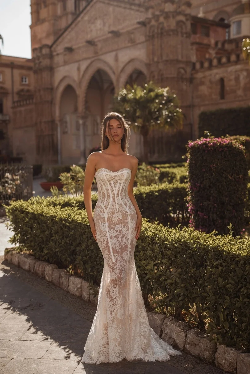 

Mermaid Wedding Dress Lace Vestido De Novia Curvy Minimalistas Vestidos 2026 Elegante Boda Civil Alta Costura Robe Mariage Gown