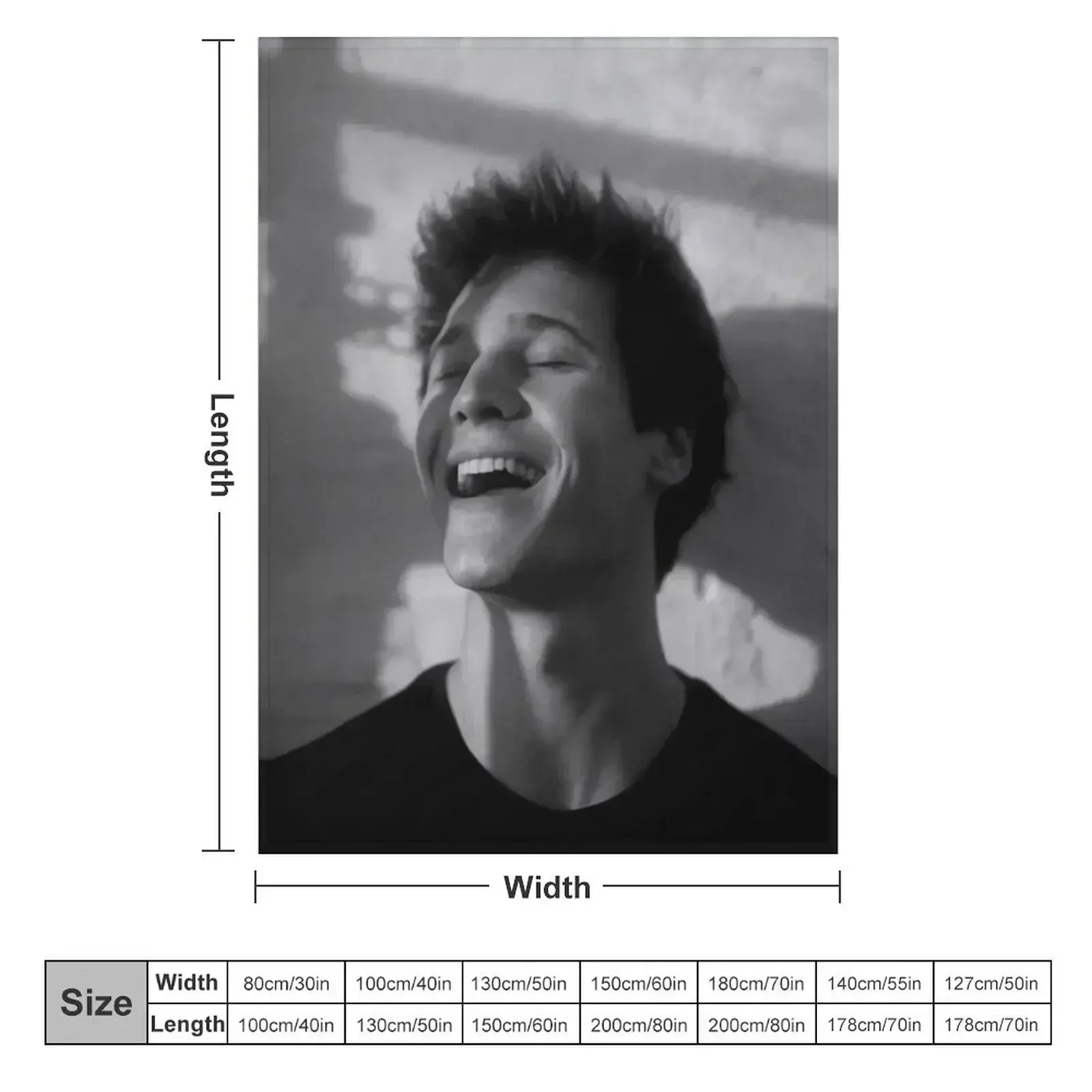 Wincent Weiss Smile Throw Blanket Weighted Large Luxury Designer Thin Luxury Brand Plush Blankets