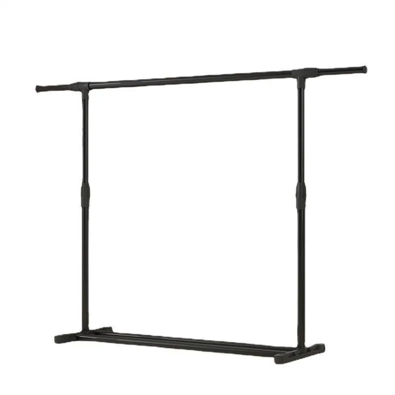 

Simple drying rack Floor single pole Indoor hanging hanger Balcony folding bedroom Home