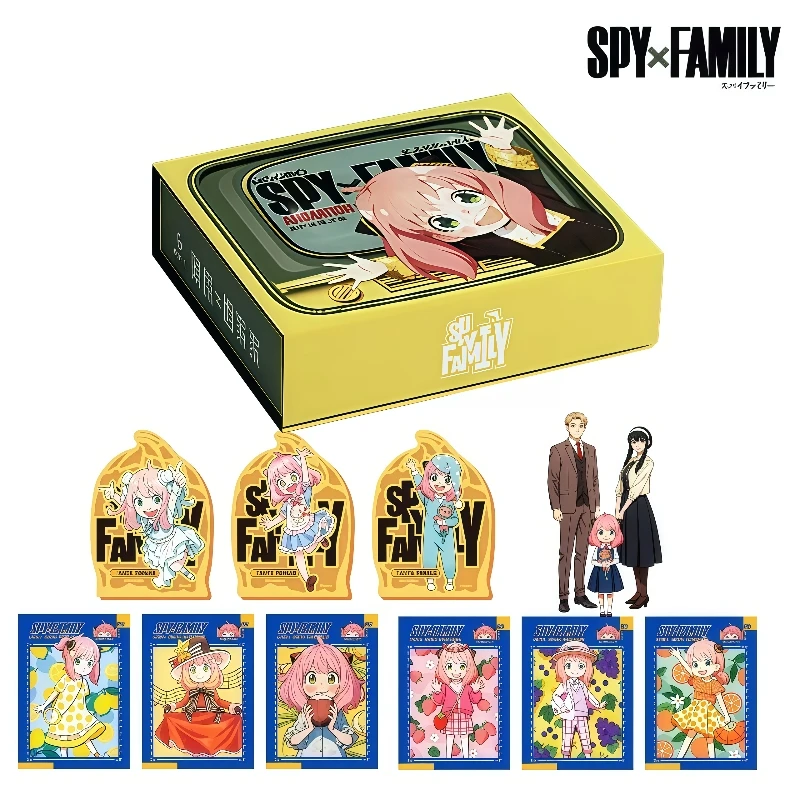 Official genuine SPY × FAMILY series exquisite cards for anime enthusiasts, holiday collections, toy cards, gifts, original box