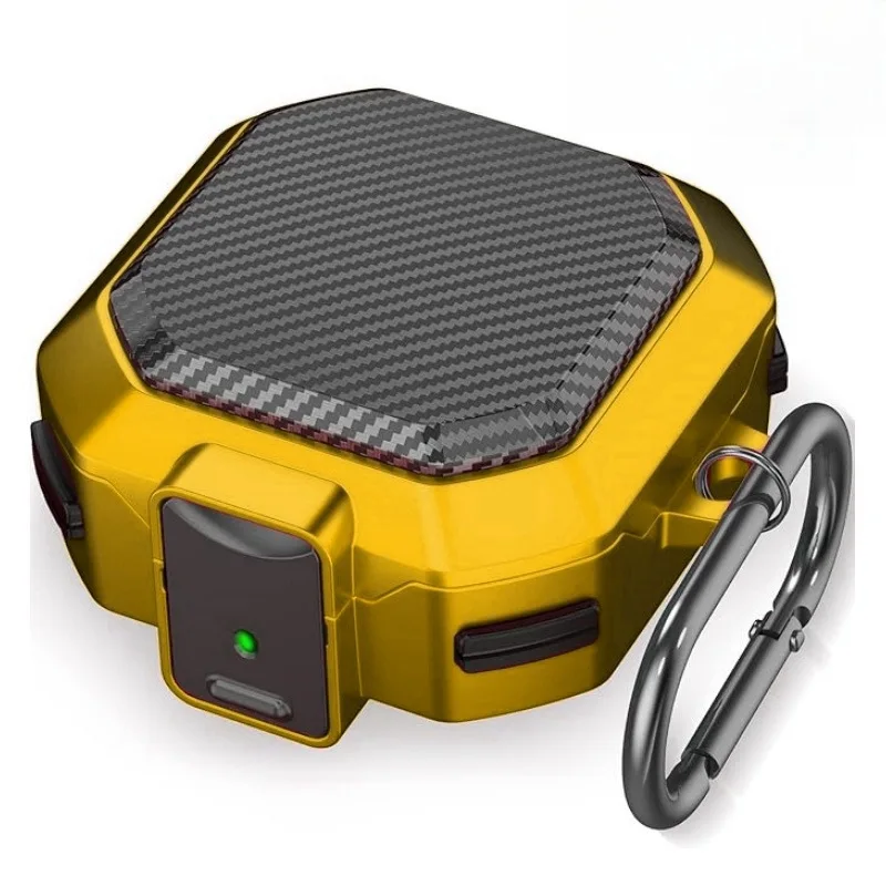 For Samsung Galaxy Buds 4 Bud4 Pro/For Galaxy Buds 2 Pro Cover For Buds Live FE Core Carbon Fiber Safety Lock Shockproof Case image 6
