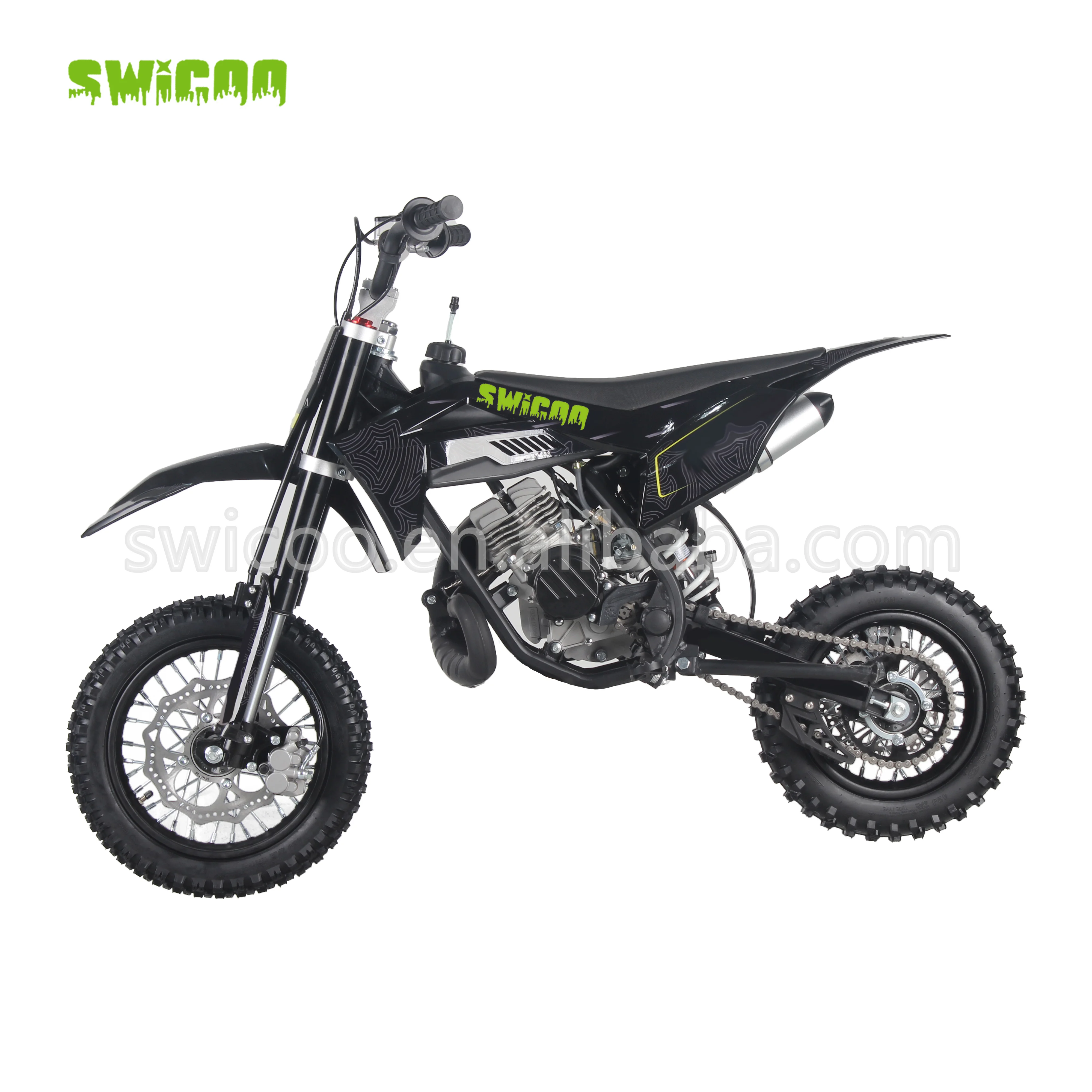 Mini Motorcyclesocial ScenesChildren'smotorcyclesSWICOO Mini Motorcycle 49cc 50cc 2 Stroke Air Cooled Dirt Bike Mini Off Road Mo view 4