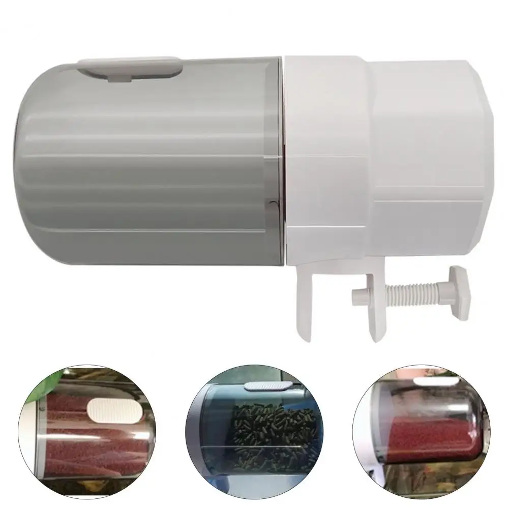 Alimentador automático duradero, larga vida útil, resistencia a las mordeduras, fácil de instalar, dispensador de alimentos automático para peces
