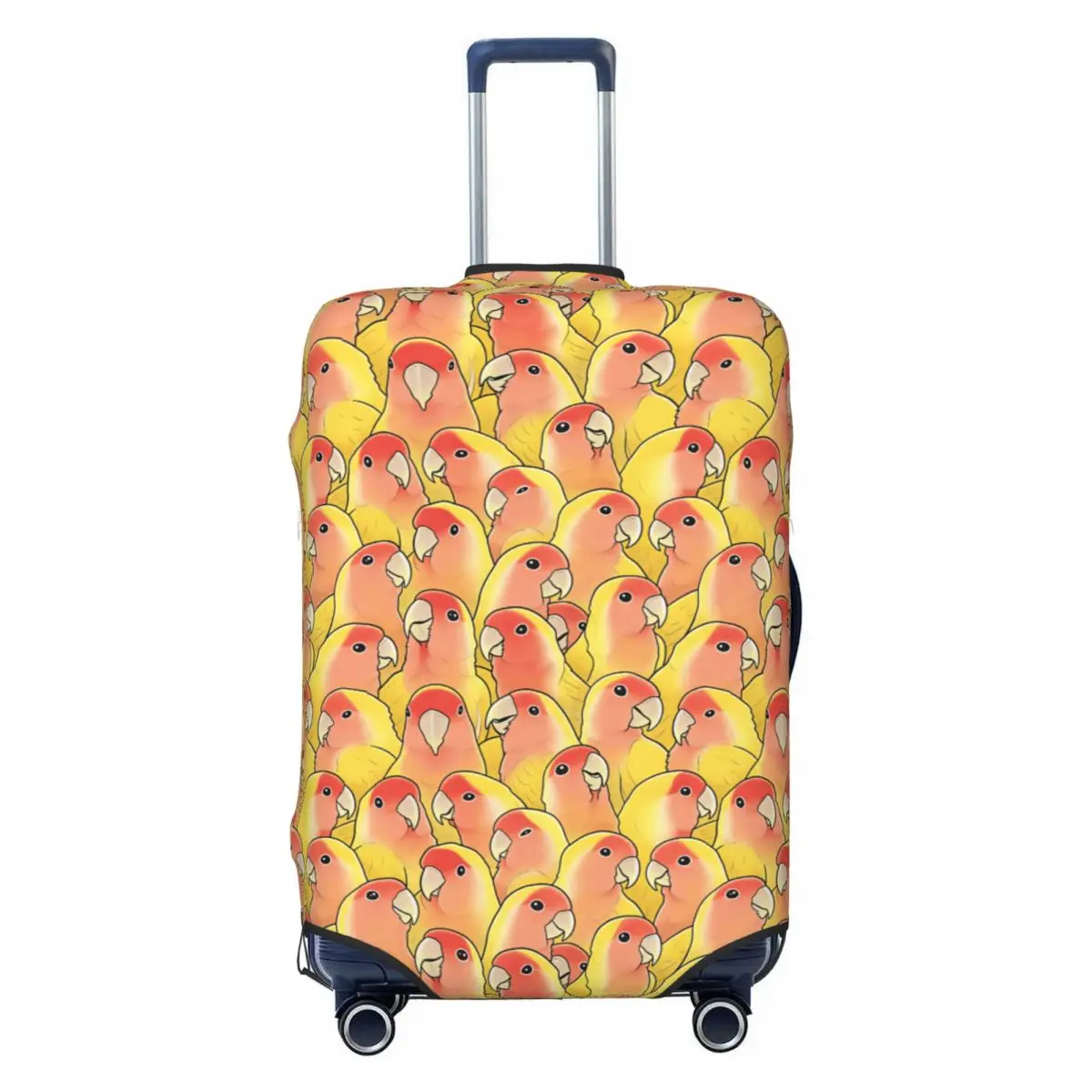 Lutino Peach Face Lovebird Poster Suitcase Cover Travel Flight Fun Luggage Supplies Protector