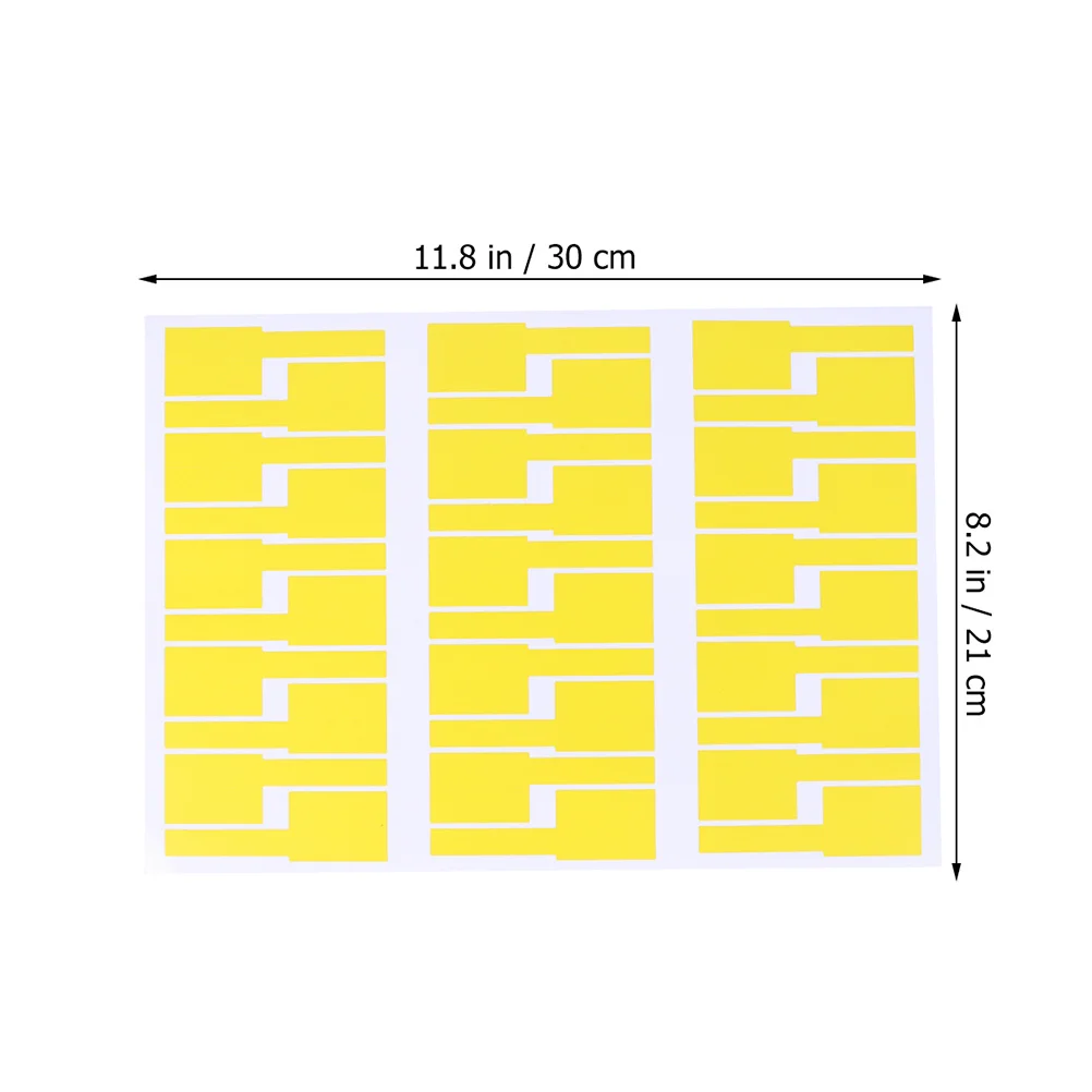 

10pcs Multicolor Label Tags For Cable Management Waterproof Stickers Identification Markers Folder Labels