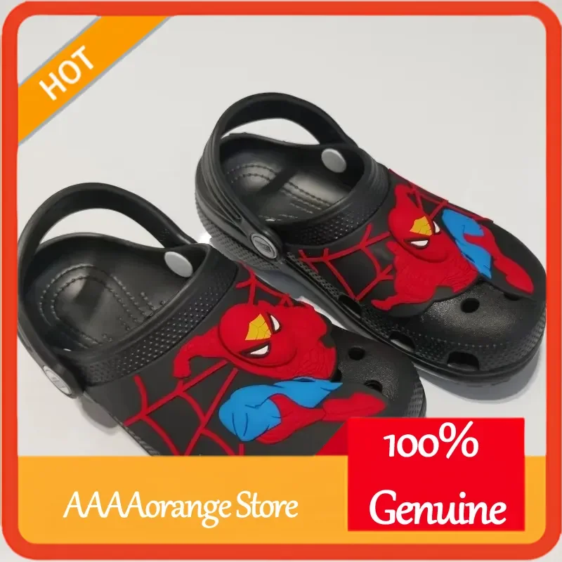 

Children's Spider Man Cave Shoes Marvel Cartoon Peripheral Anti slip Soft soled Sandals Summer Baby Beach Shoes unisex Gift