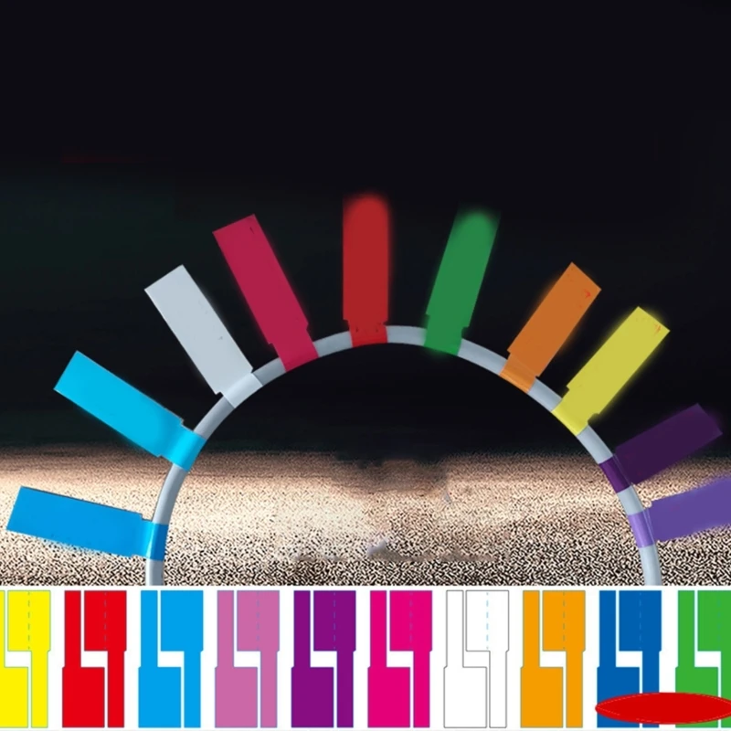 Etichette per cavi autoadesive da 300 pezzi Etichette per cavi impermeabili