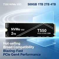 NEW T550 PCIe NVMe Gen SSD 1TB 2TB 4TB 7100MBs Read High Speed Internal Storage for Gaming Laptops Desktops Pro Speed Core